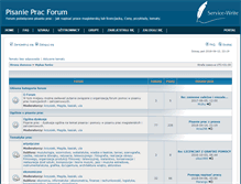 Tablet Screenshot of forum.pisanie-prac.org.pl